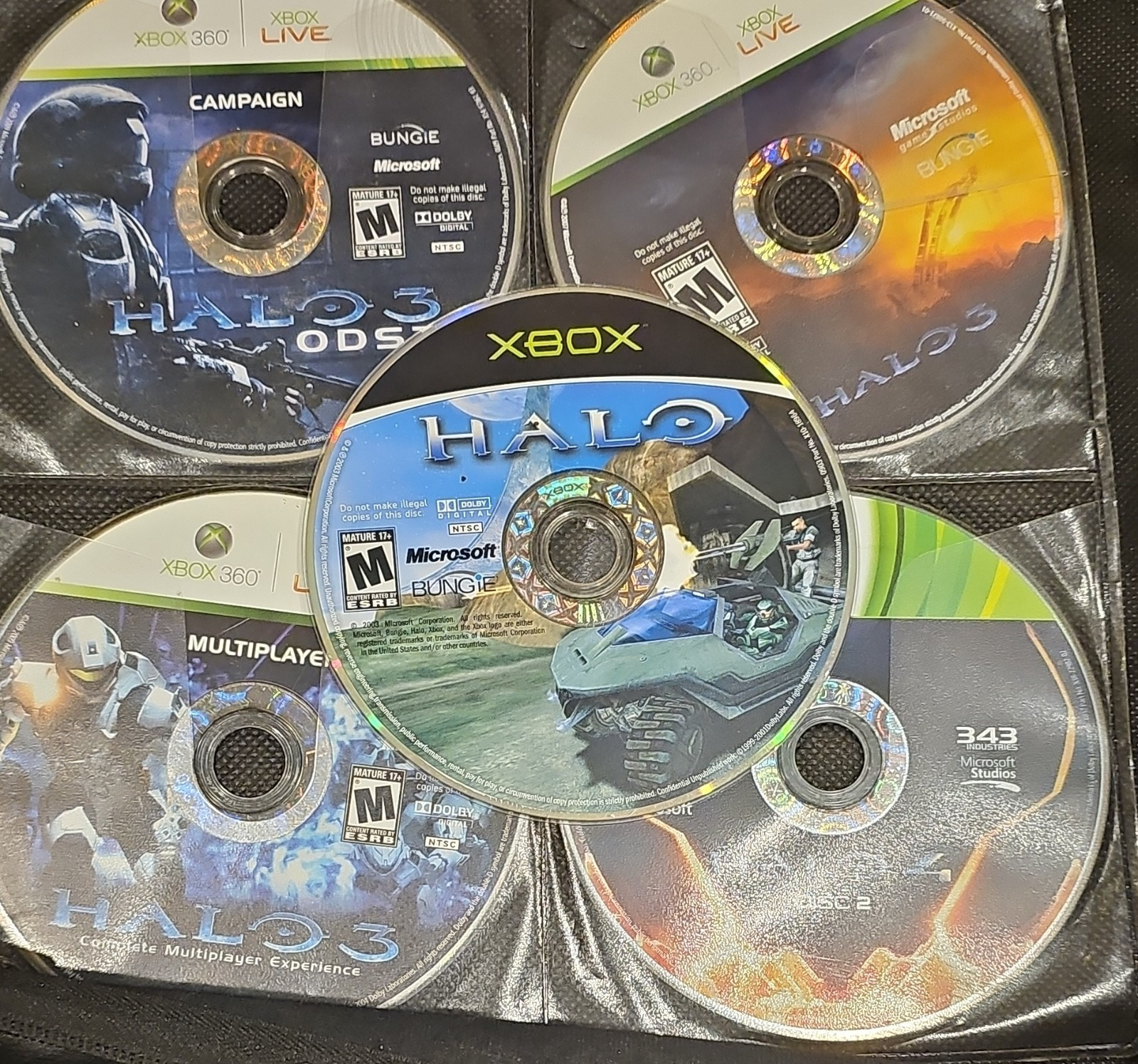 Microsoft Bungie Halo Series Xbox & Xbox 360 Shooter M Multiplayer NTSC-U/C