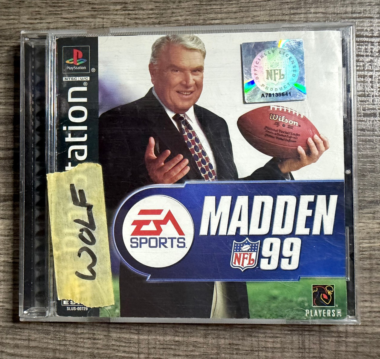 Madden NFL 99 – Sony Playstation 1 PS1 – EA Sports – Acceptable Condition