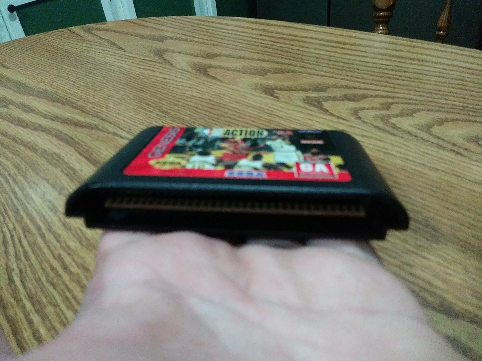 Lot Of 2 Sega Genesis Sports Games Tested Working NBA Action 94 World Series 95