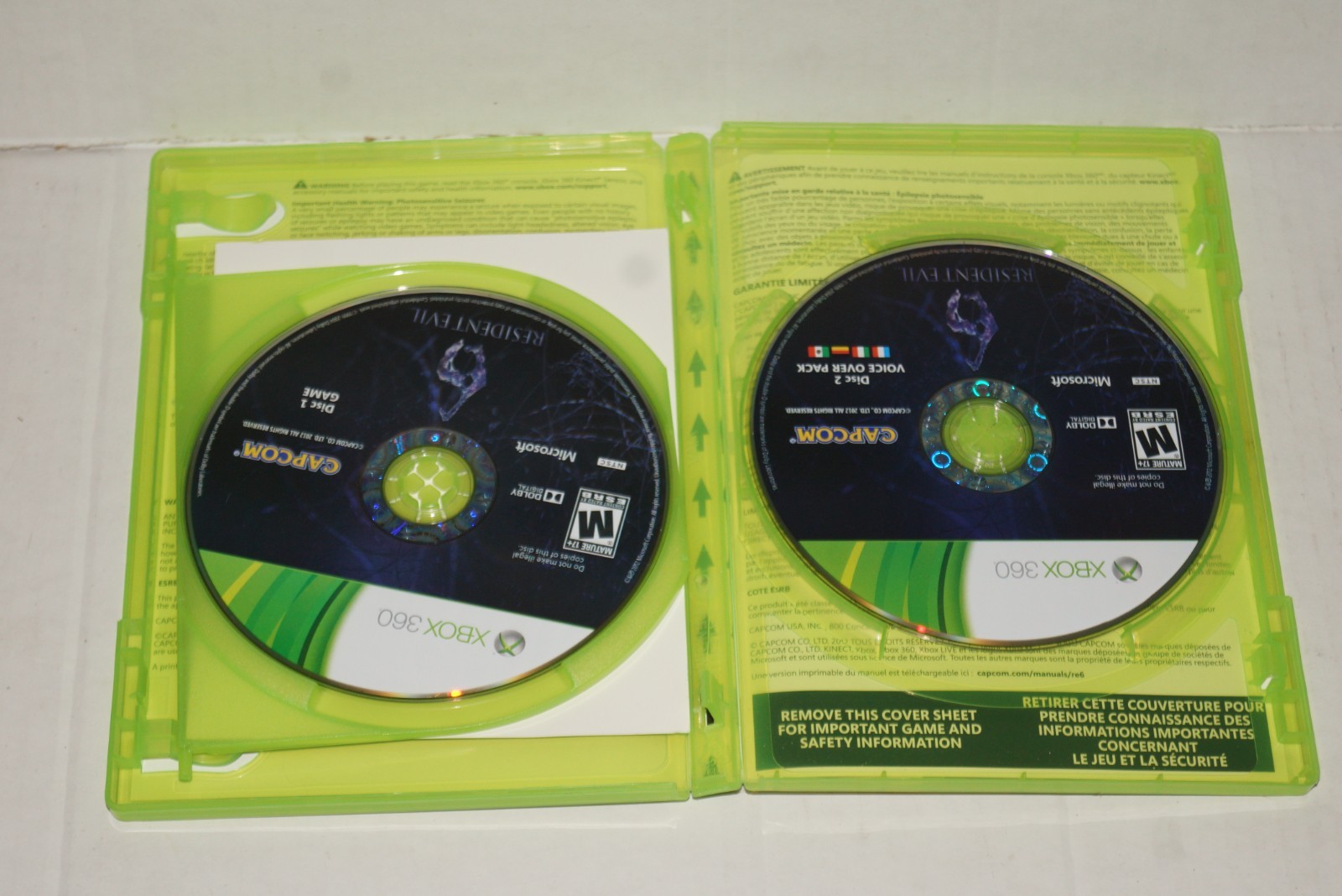Resident Evil 6 (Xbox 360, 2012) Tested Working –