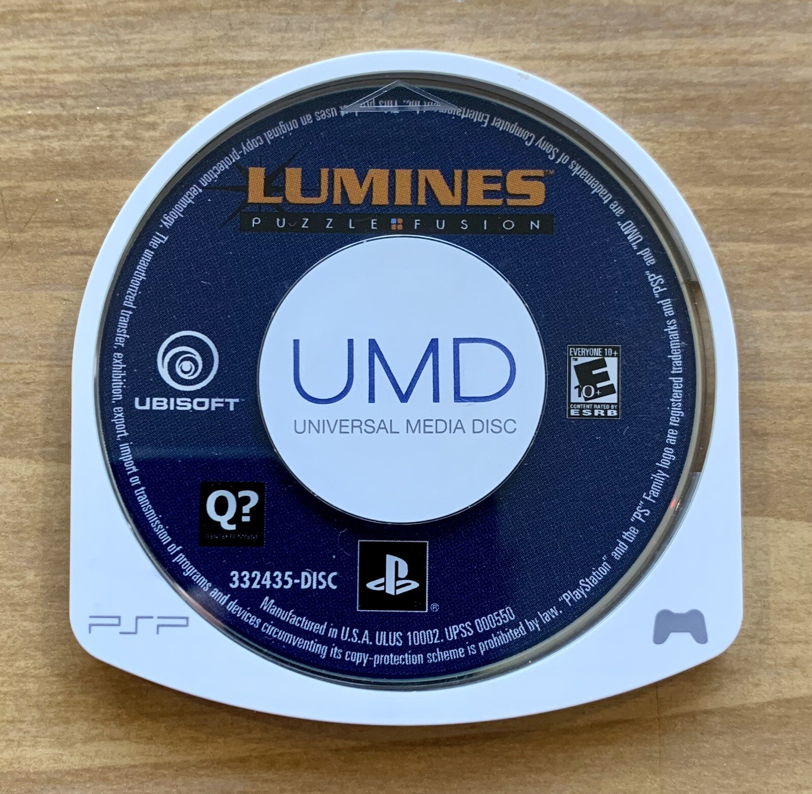 PSP ~ UMD ~ Lumines: Puzzle Fusion ~ UBISOFT ~ E10+ ~ 2005 ~ !NICE!