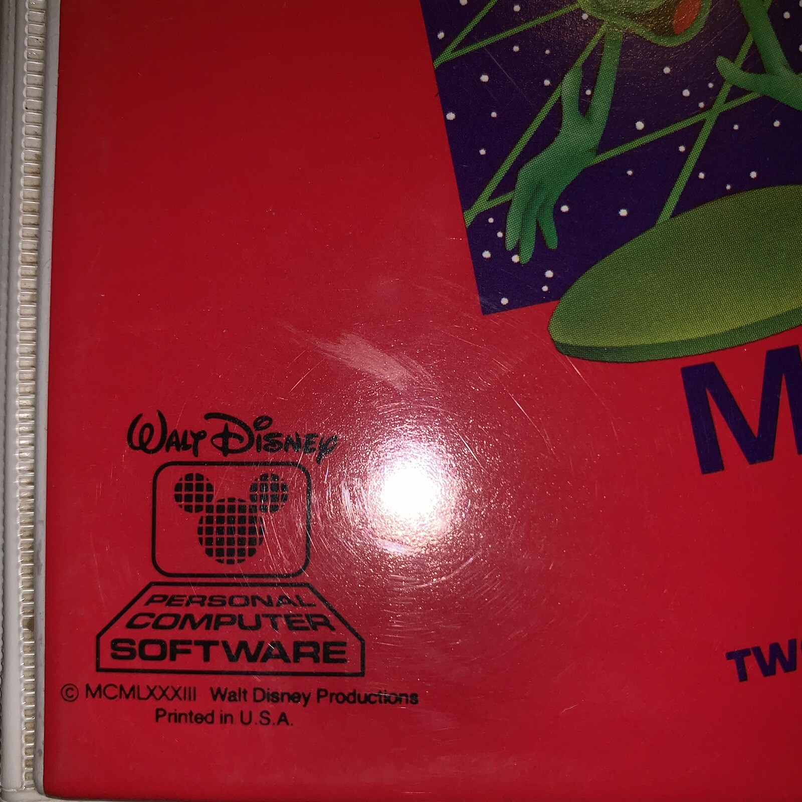 Atari Home Computer Game Mickey In The Great Outdoors Ages 7-10 Floppy Disk E27