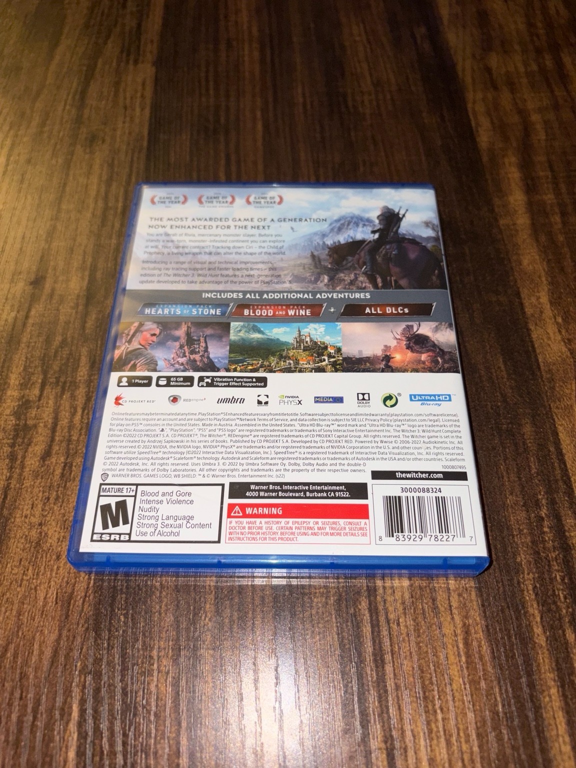 🔥 The Witcher 3: Wild Hunt Complete Edition (Sony PlayStation 5) North American
