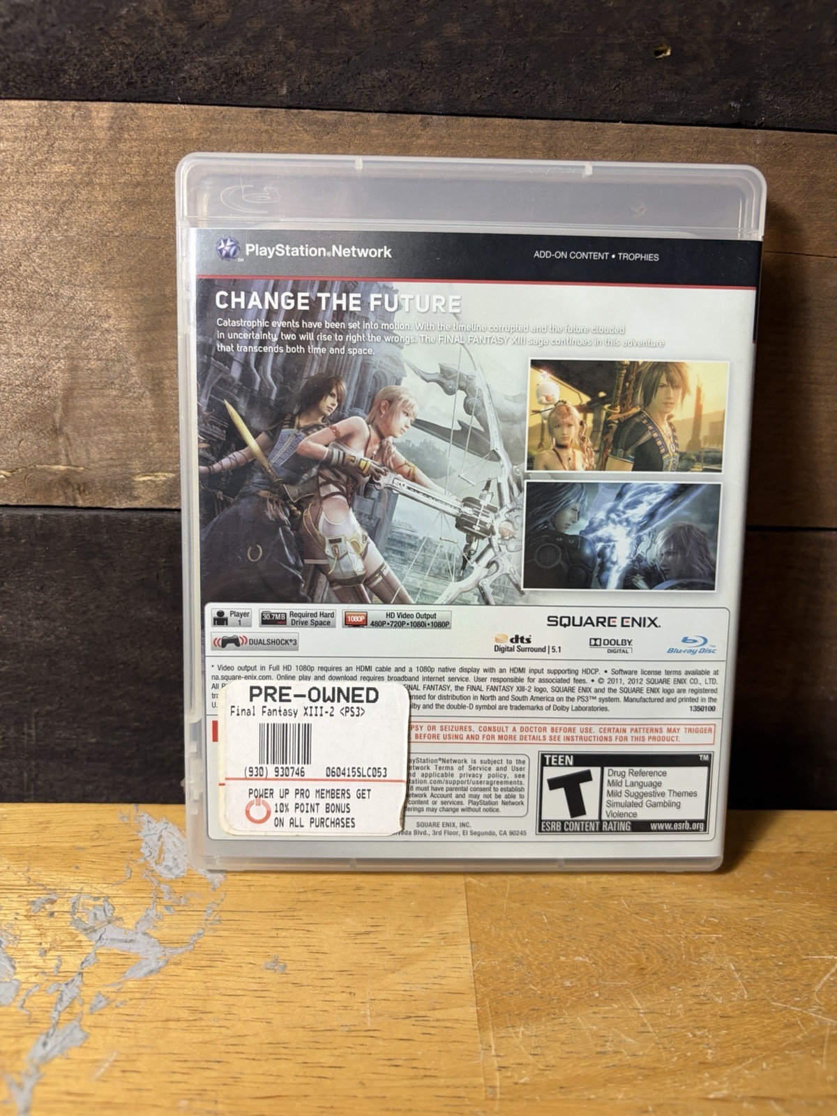 Final Fantasy XIII-2 (Sony PlayStation 3, 2012)
