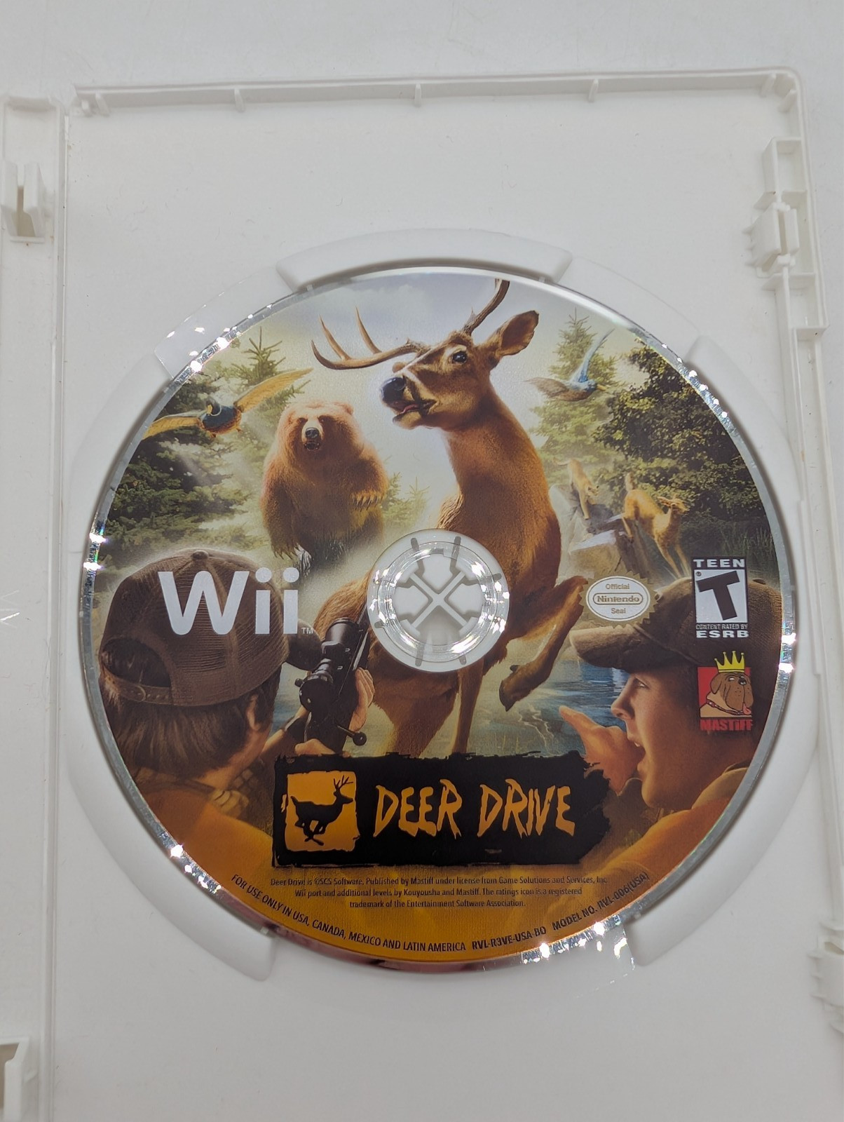 Nintendo Wii Zapper Gun Shooting Hunting Bundle – x4 Games and 2 Zappers