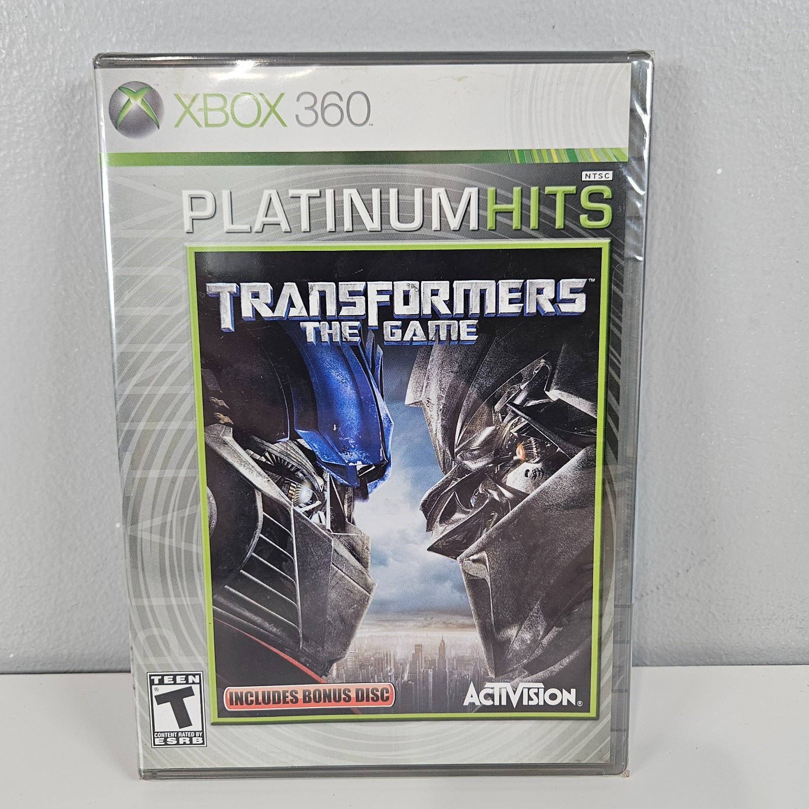 Transformers: The Game – Platinum Hits XBOX 360 (2007, Hasbro) +Bonus Disc New