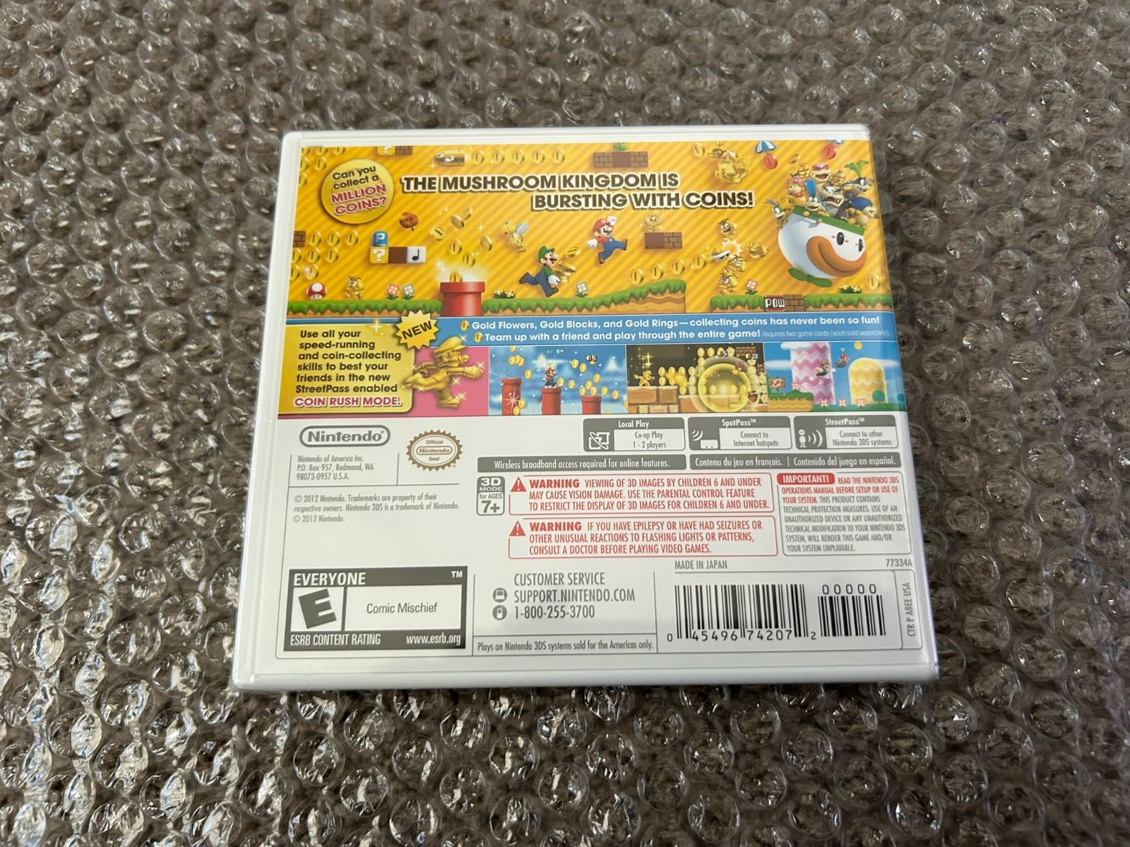 New Super Mario Bros. 2 Nintendo 3DS Factory Sealed! White Case First Print