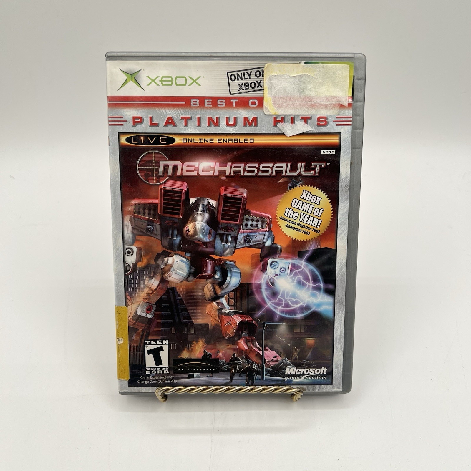 MechAssault (Microsoft Xbox, 2002) CIB Complete In Box