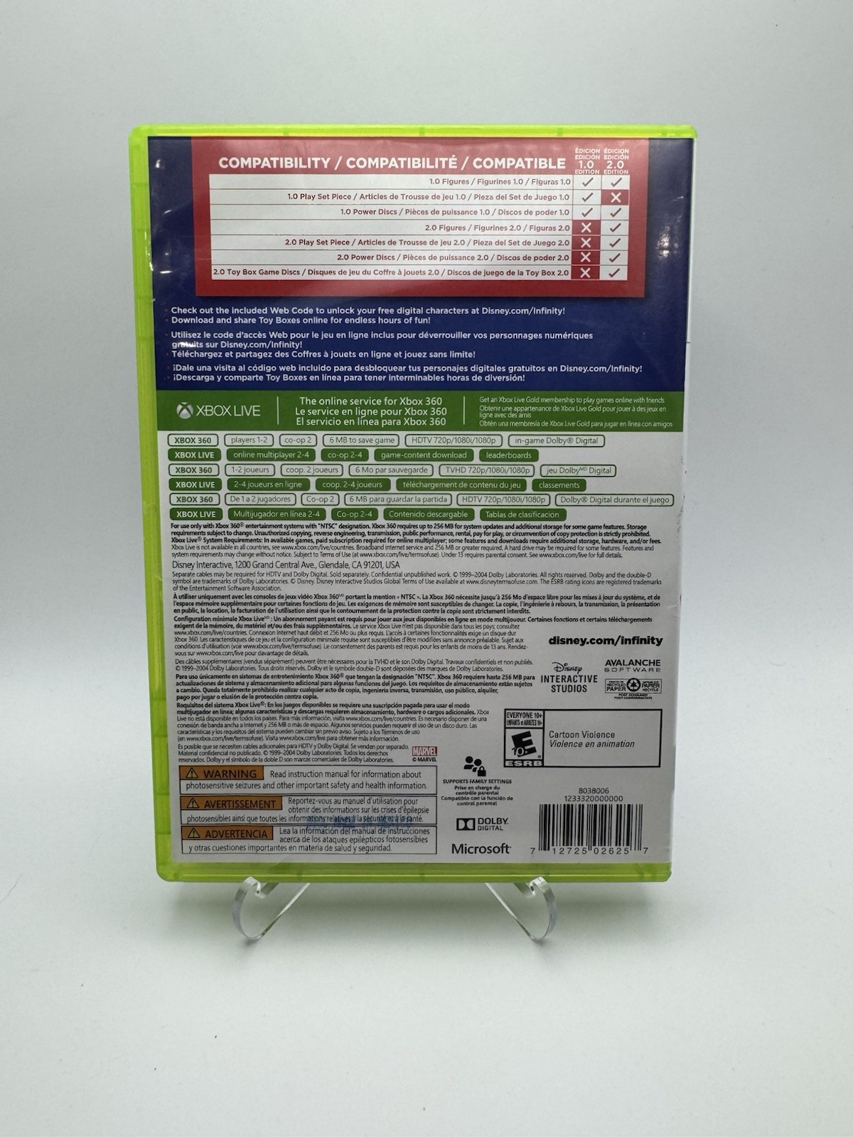 Disney Infinity and Disney Infinity 2.0 Bundle for Xbox 360 ~ Tested and Working