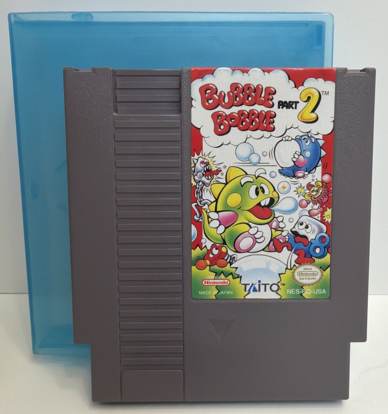 Bubble Bobble Part 2 Nintendo NES +Collector Case Tested Authentic CLEAN