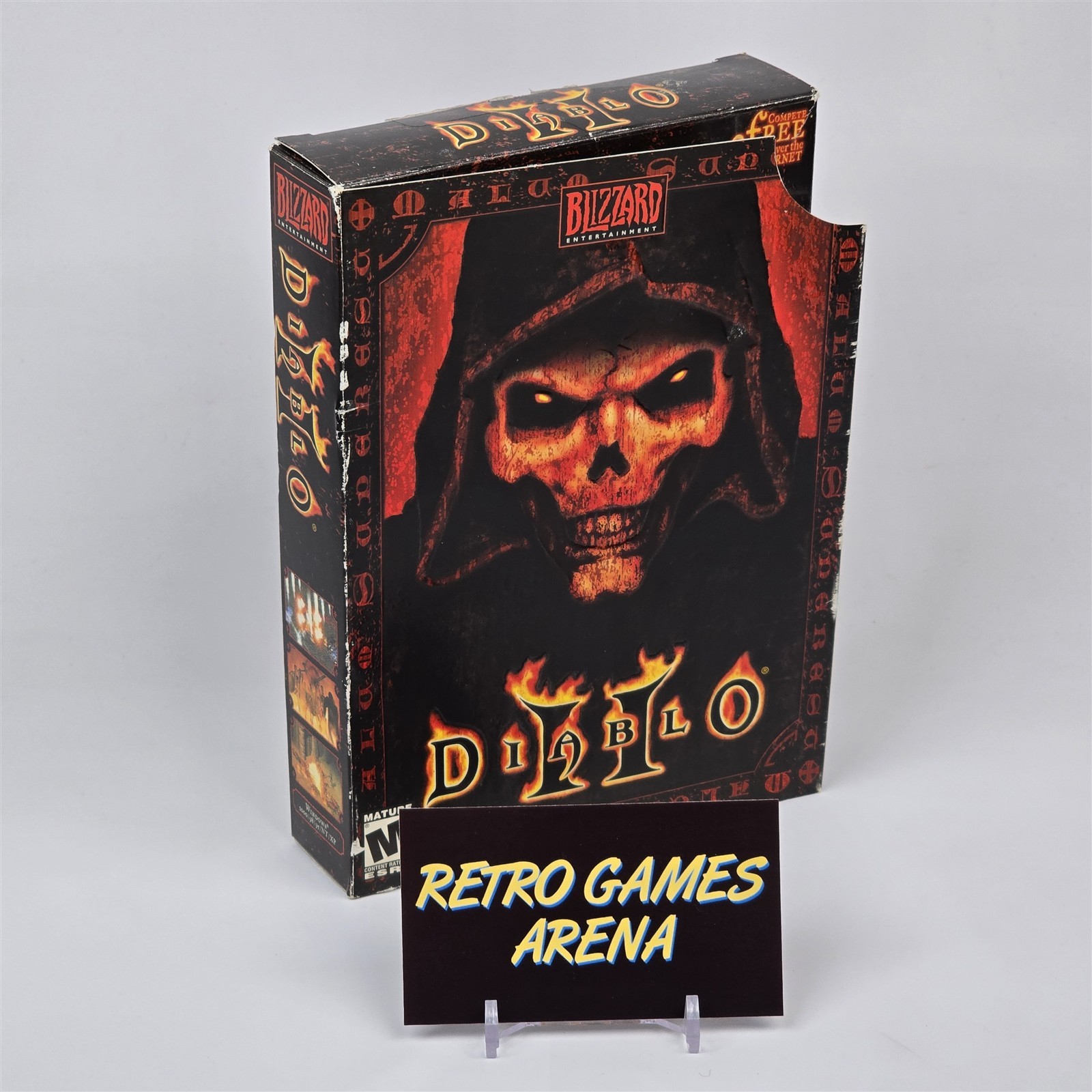 Diablo II 2 (PC CD-ROM) Small Box CIB COMPLETE with Key