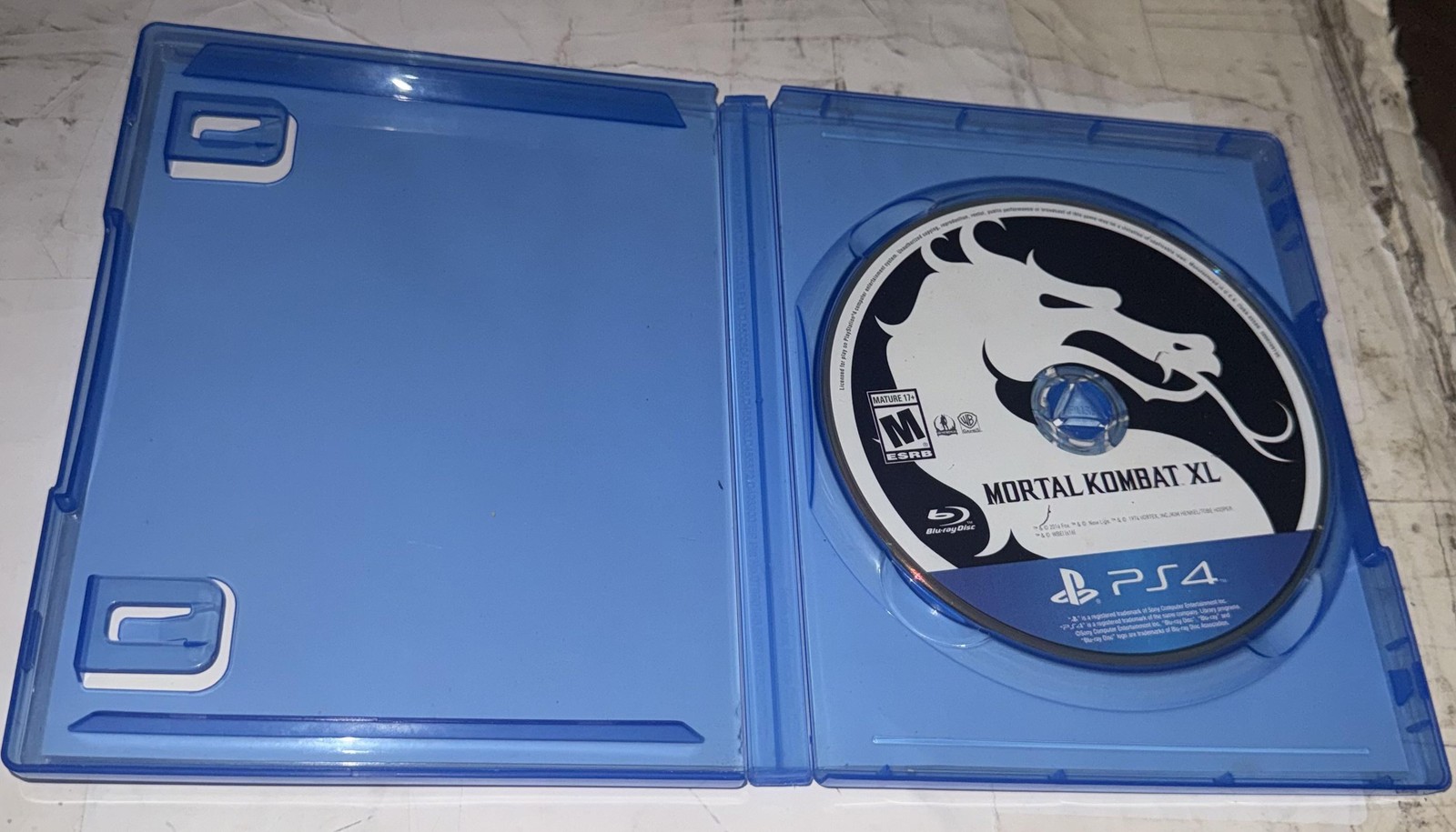 Mortal Kombat XL Sony PlayStation 4 PS4 Game CIB M WB Fighting 2016 NTSC