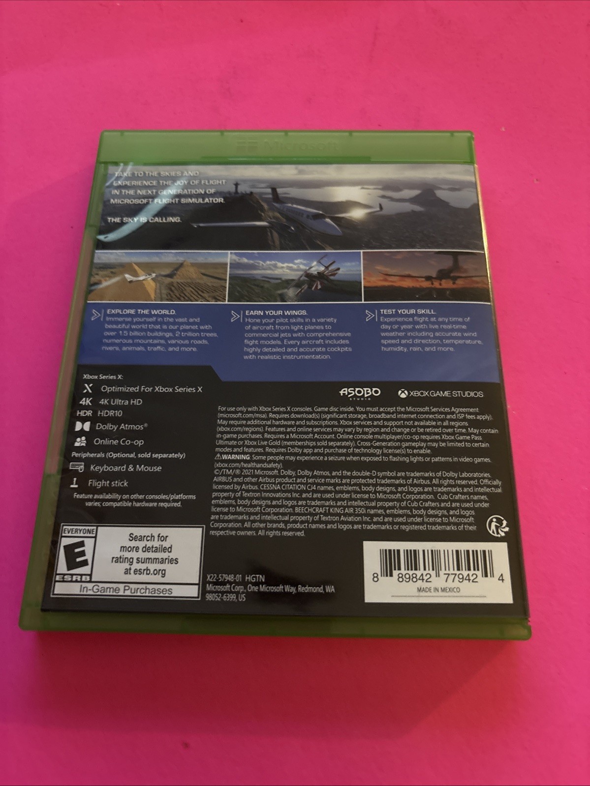 Flight Simulator Standard Edition – Xbox Series X no manual