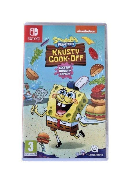 Spongebob Squarepants Krusty Cook-Off Nintendo Switch Cartridge Version