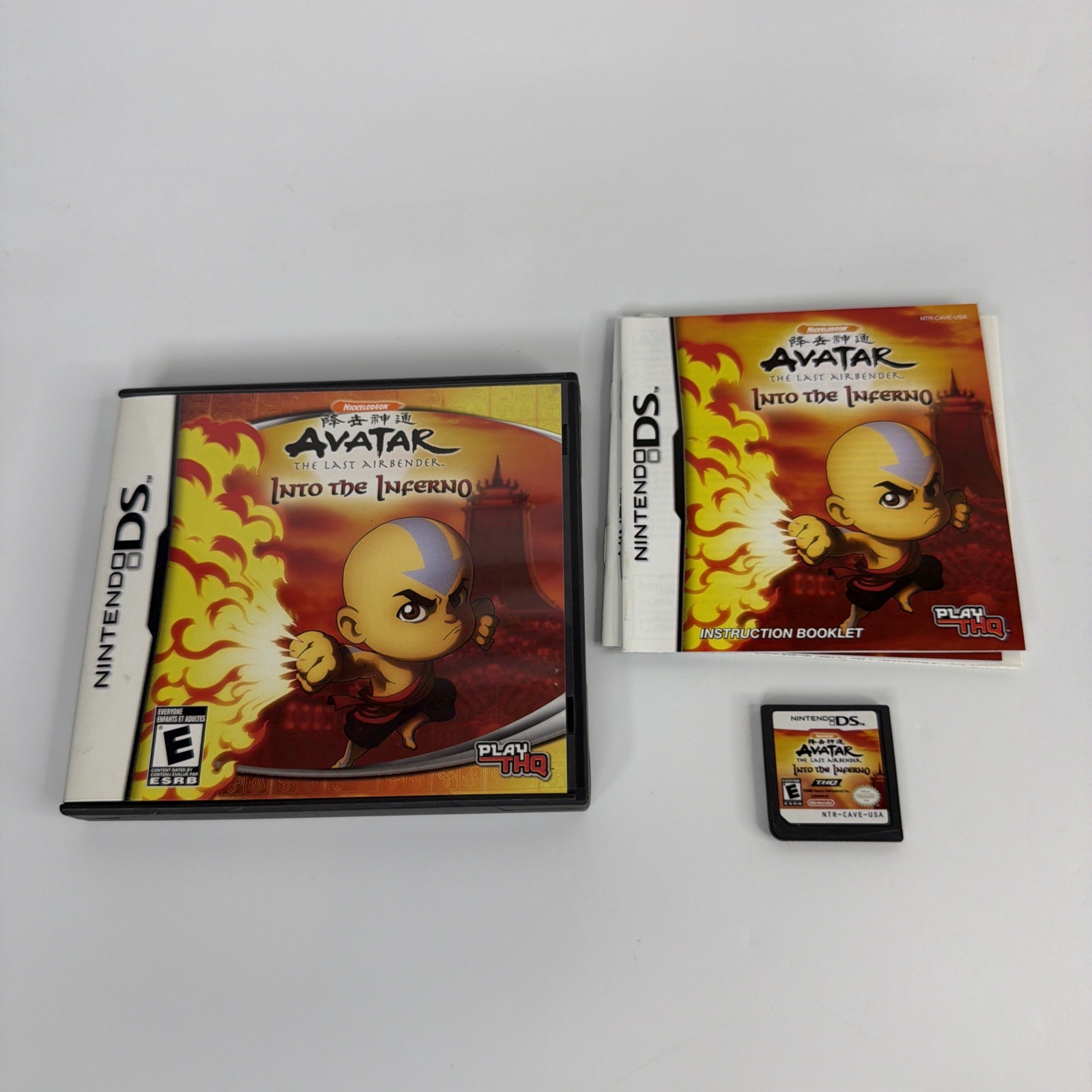 Nintendo DS AVATAR The Last Airbender: Into The Inferno Complete 2009 Video Game