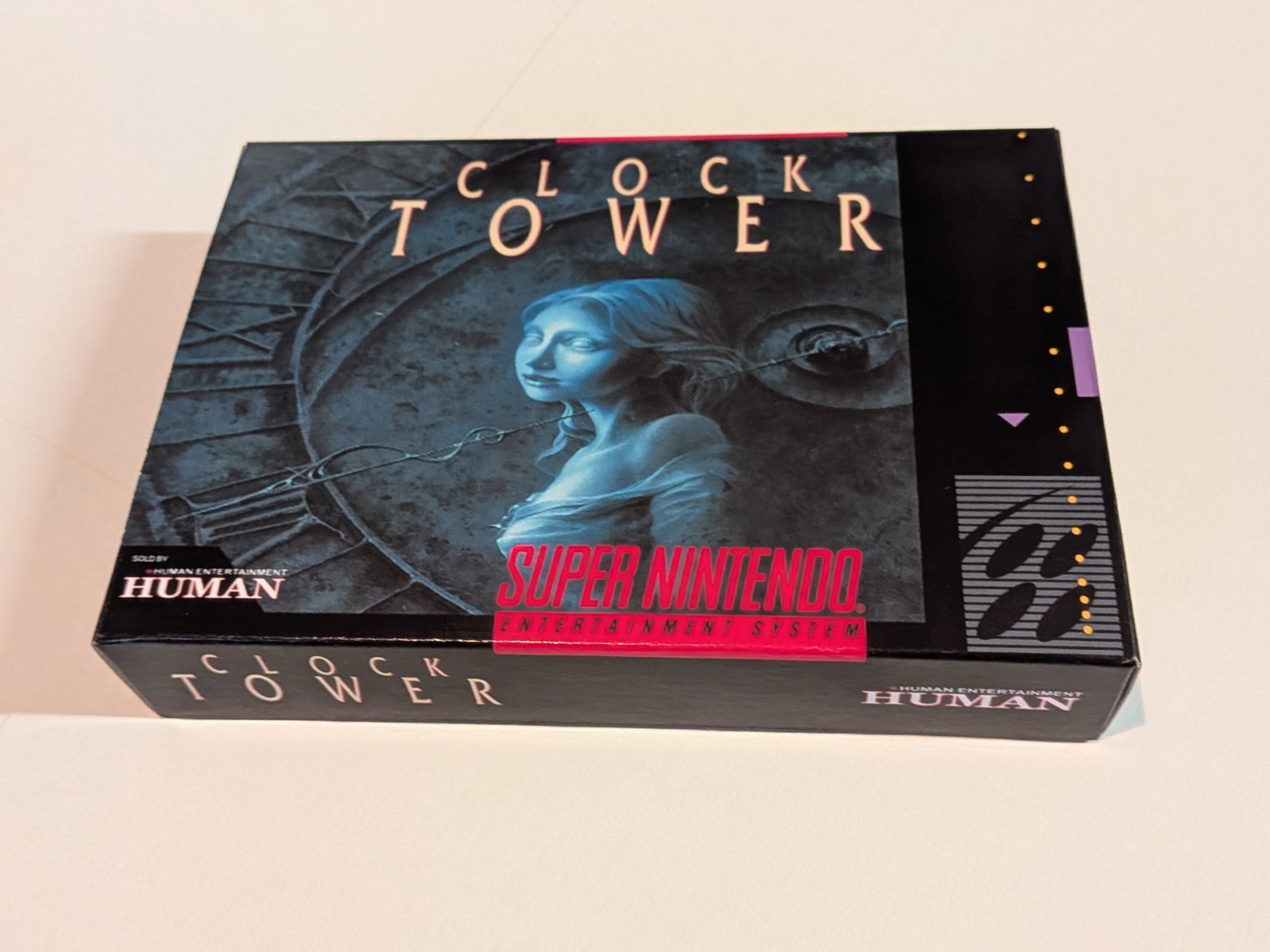 Clock Tower USA English Translation Super Nintendo SNES NTSC w/ Box