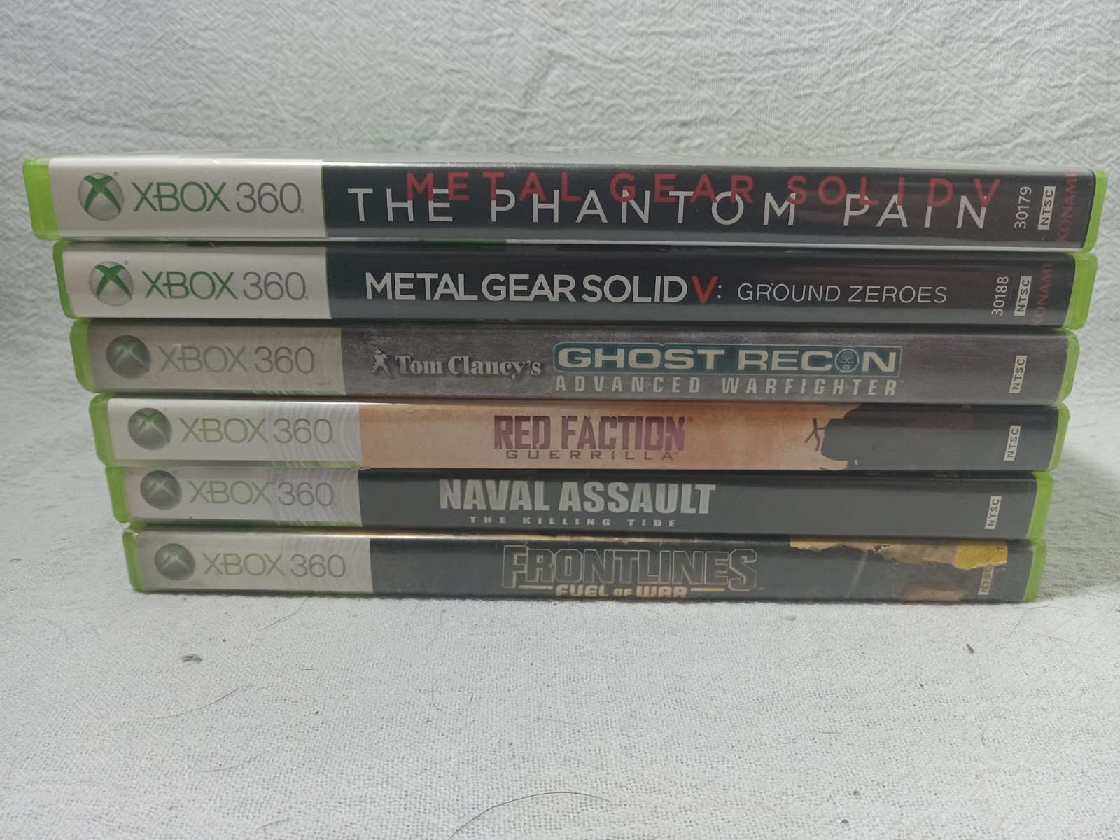 Xbox 360 Shooter & Action Game Lot of 6 – Metal Gear Solid V Phantom Pain & More