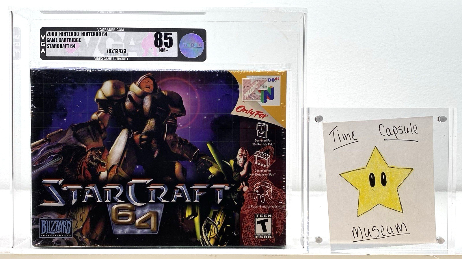 StarCraft 64 Nintendo N64 Blizzard Brand New 2000 Factory Sealed VGA Graded 85