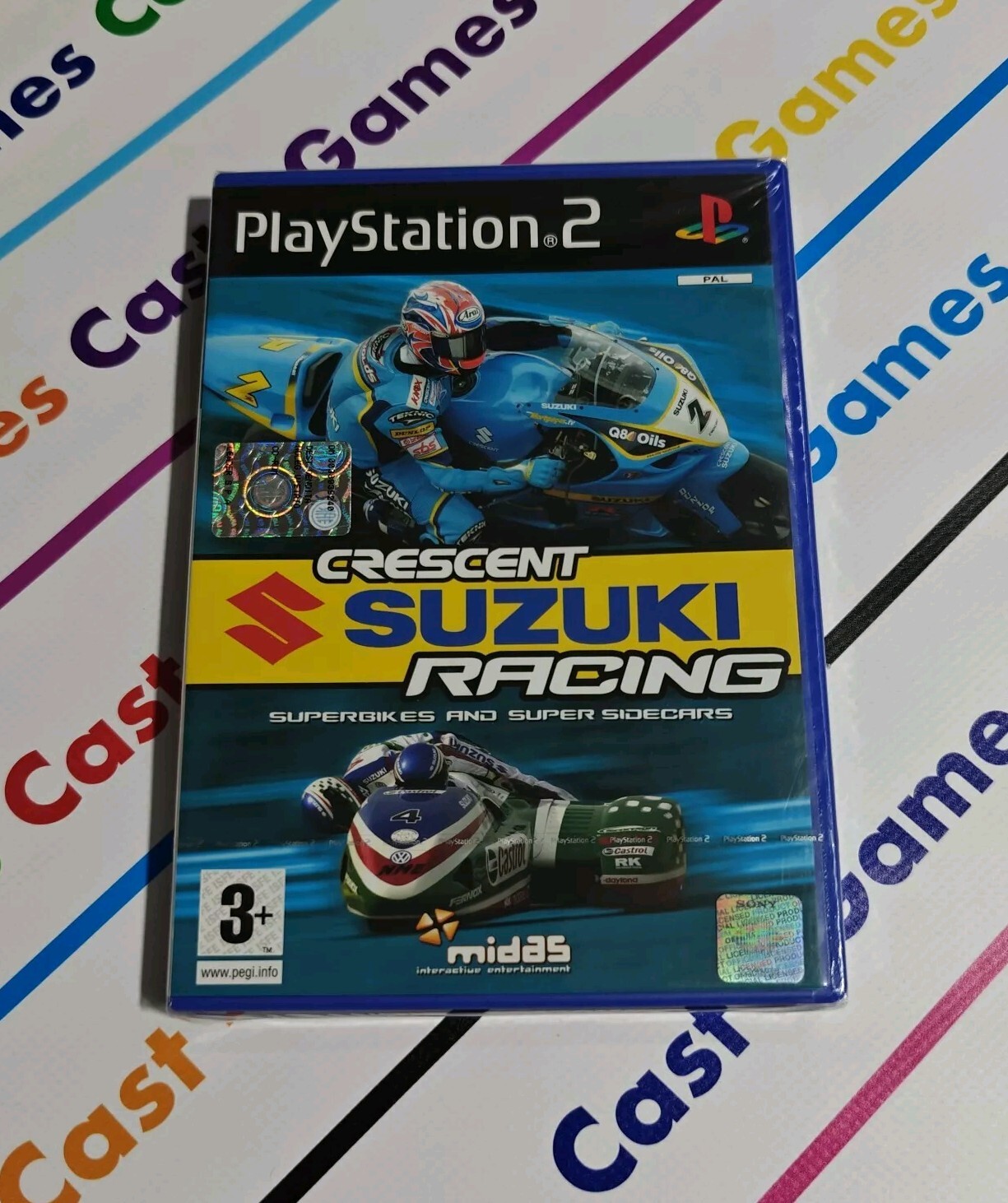 PS2 CRESCENT SUZUKI RACING PLAYSTATION 2 ITALIAN SEALED NEW SEALED