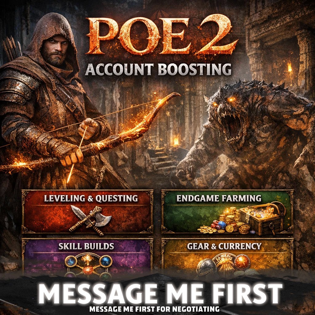 poe 2 account boosting for any level