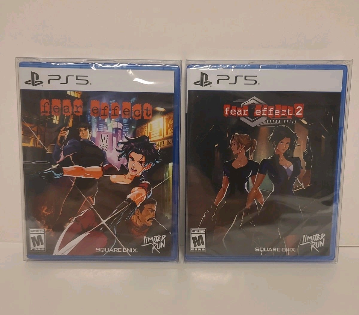 Fear Effect 1 PS5 + Fear Effect 2 PS5 bundle New/Sealed + Case Protectors