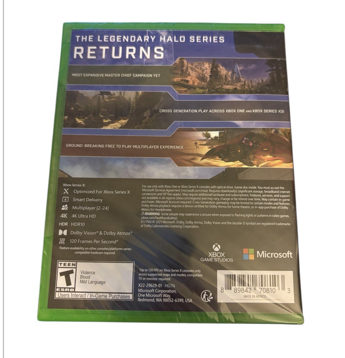 Halo: Infinite Microsoft Xbox Series X/One Brand New Factory Sealed OOP