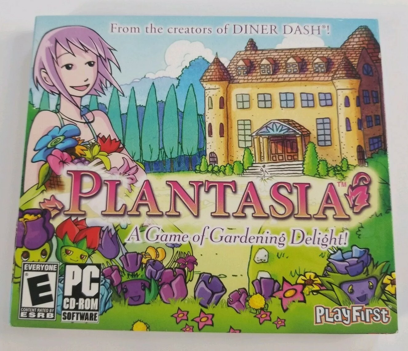 PLANTASIA PC Game No Green Thumb Needed! 50 Playing Levels 2006 PlayFirst