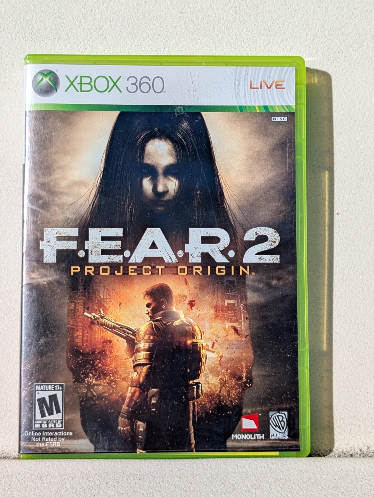 Xbox 360 F.E.A.R. 2 Project Origin Game Tested Working