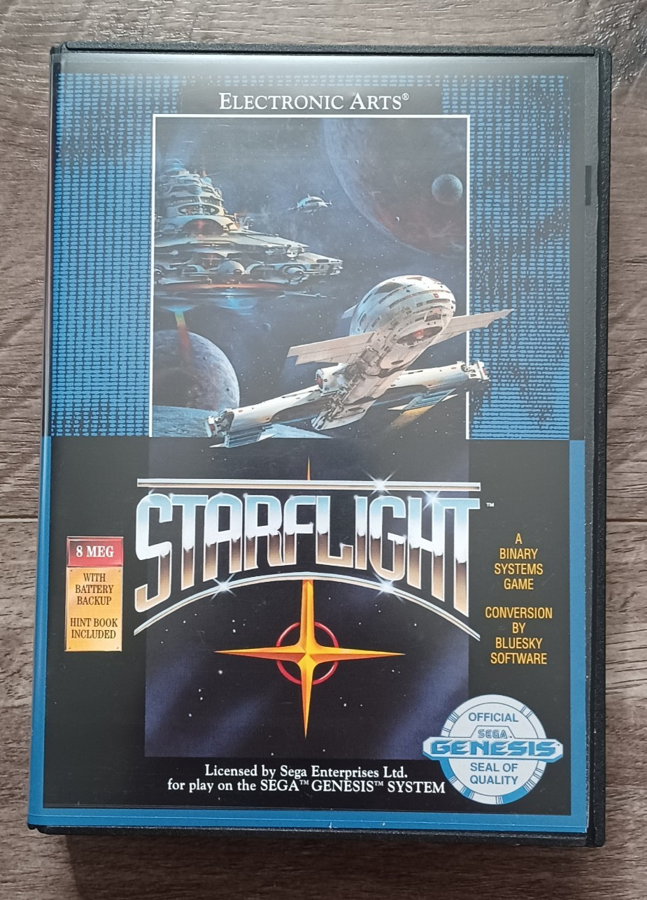 STARFLIGHT Classic Space Strategy Game (SEGA Genesis) Authentic CIB Complete!!