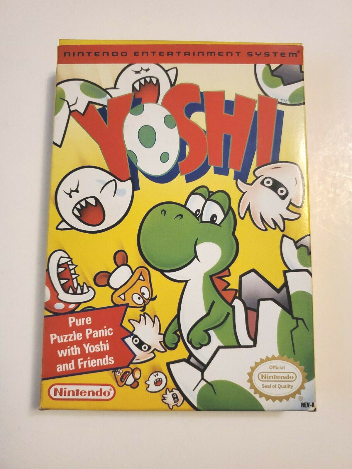 Yoshi (Nintendo Entertainment System, 1992) CIB COMPLETE EXCELLENT CONDITION NES