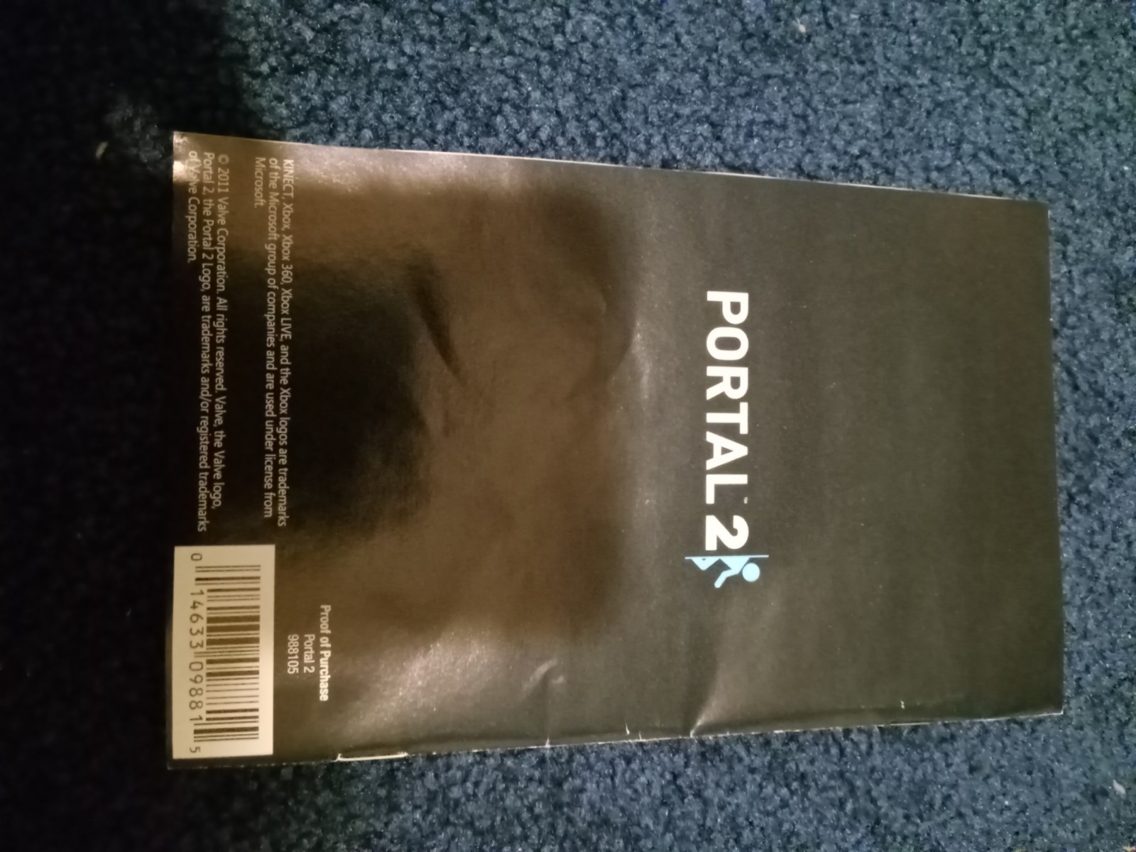 CIB Portal 2 For Xbox 360 (Includes Disc, Game, And Manual; Tested And Works)