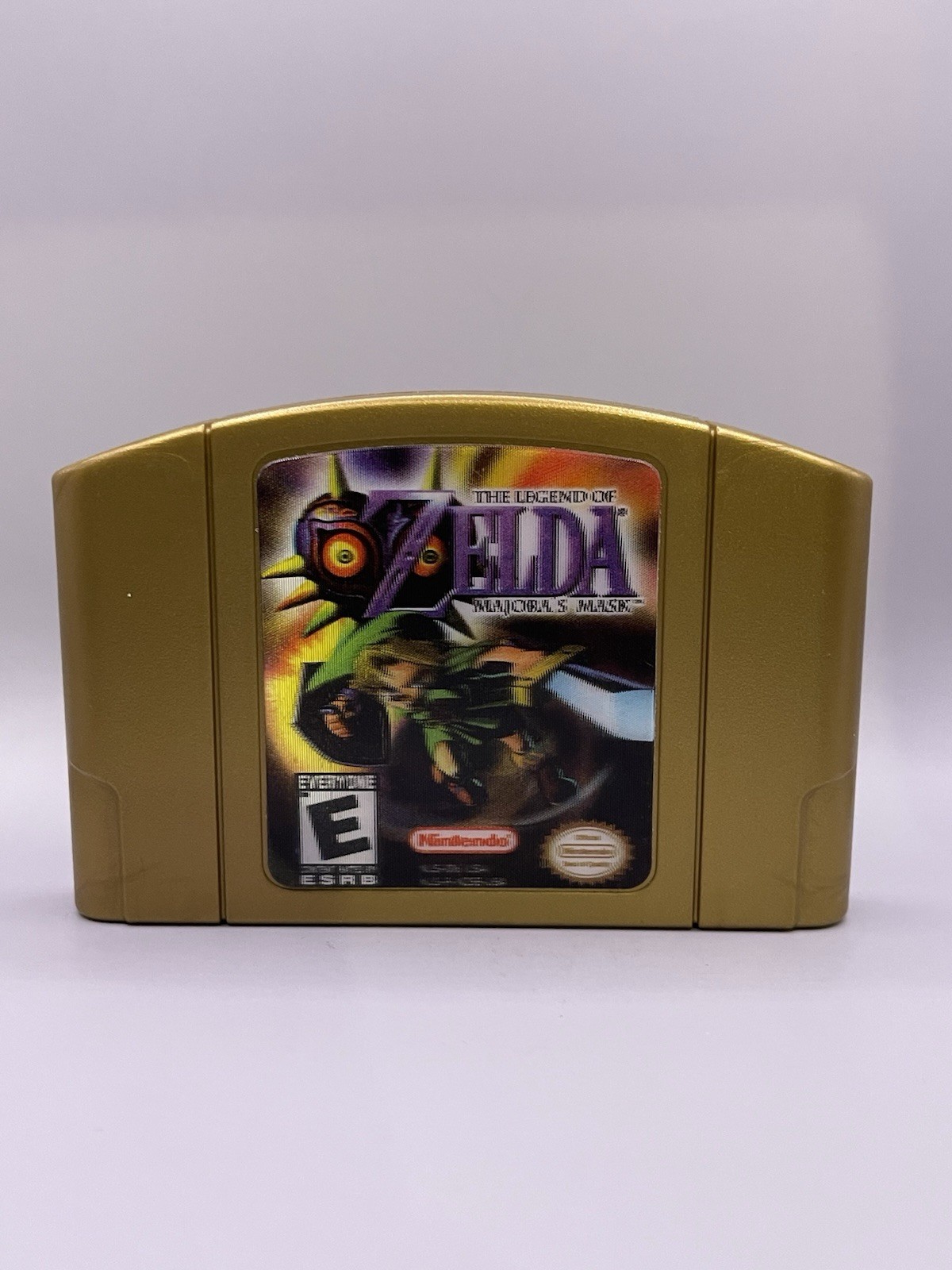 Legend of Zelda: Majora’s Mask Golden Holographic Collector’s Edition N64 Rare🔥