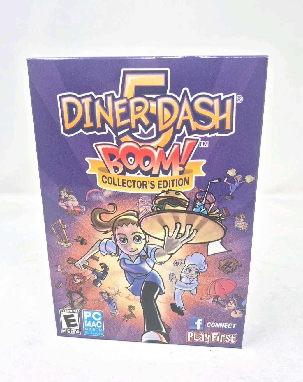Diner Dash 5 Boom! – Collector’s Edition- Windows/Mac – New Sealed