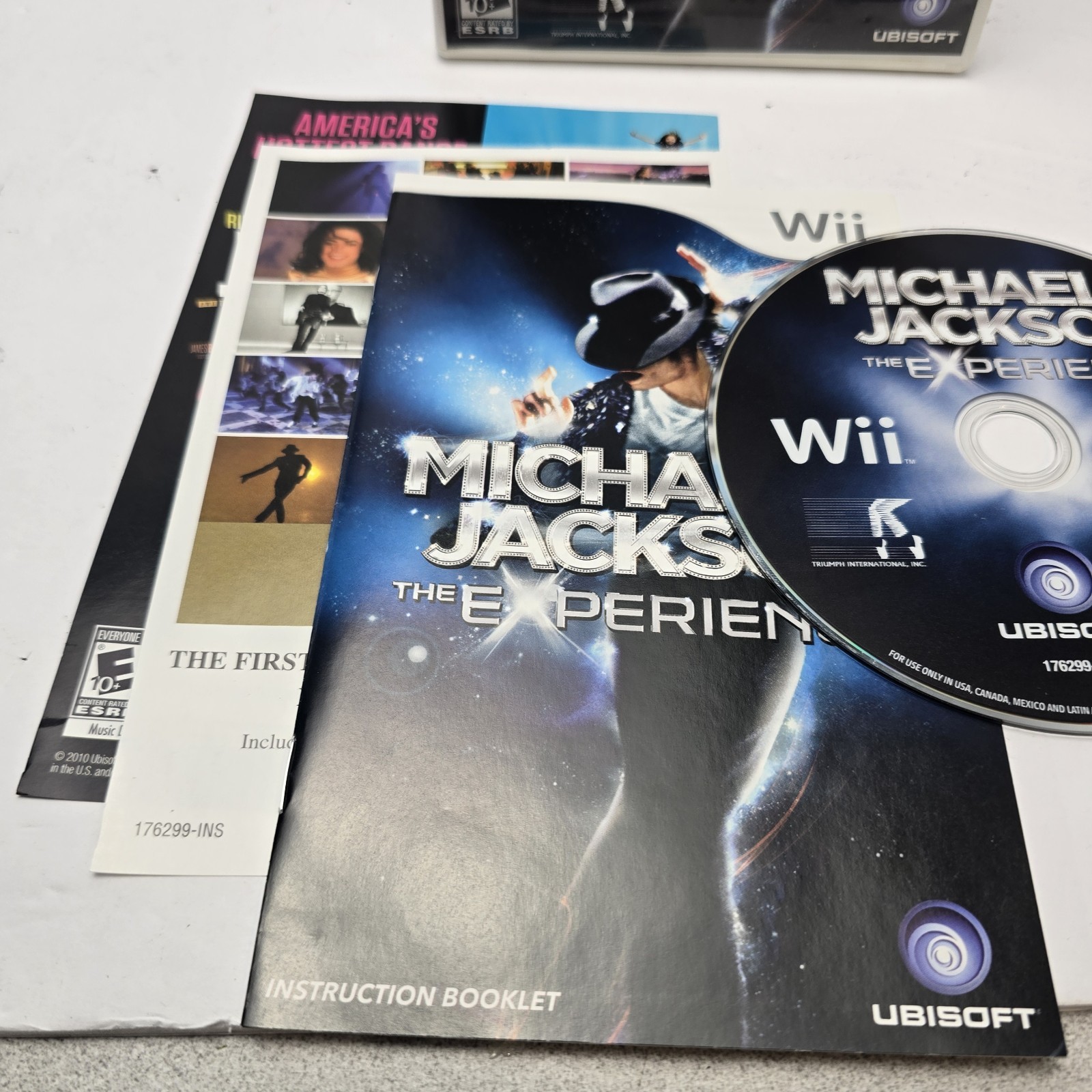 Michael Jackson: The Experience Nintendo Wii Manual Tested Working