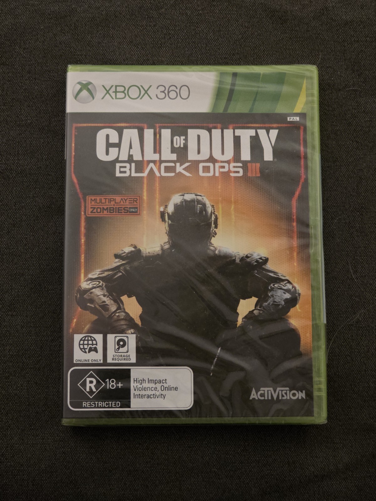 Activision Call of Duty: Black Ops III PAL Xbox 360 2015 Online Multiplayer R18+