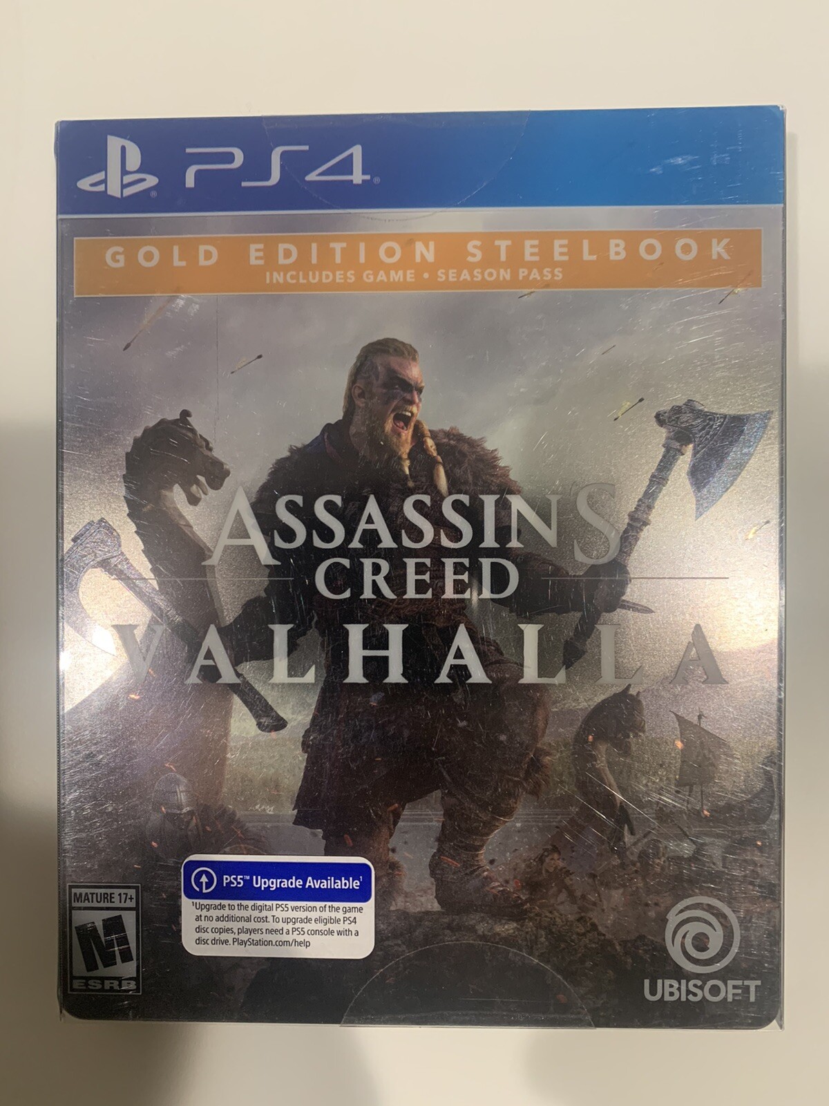 Assassin’s Creed Valhalla Gold Edition Steelbook PS4 with PS5 Upgrade Available*