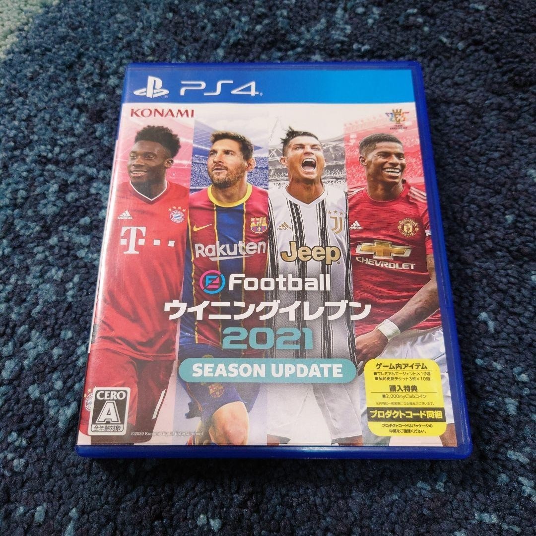 PS4 eFootball PES 2021 Winning Eleven Soccer Game Japan Import