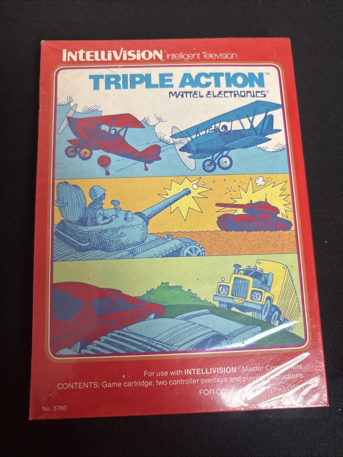 Triple Action (Intellivision, 1981) BRAND NEW