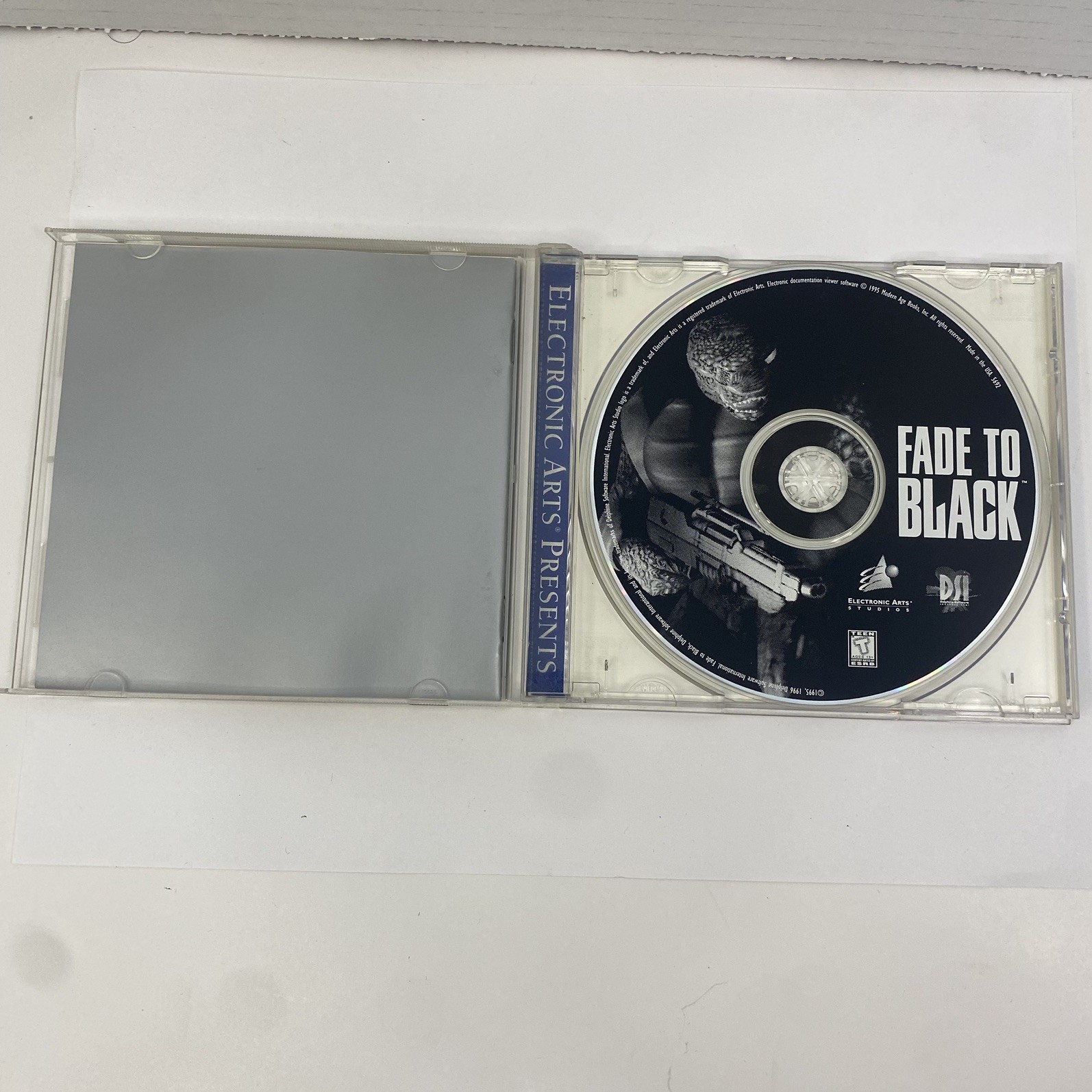 Fade To Black PC CD-ROM Game Vintage Retro 1997 Jewel Case Electronic Arts EA