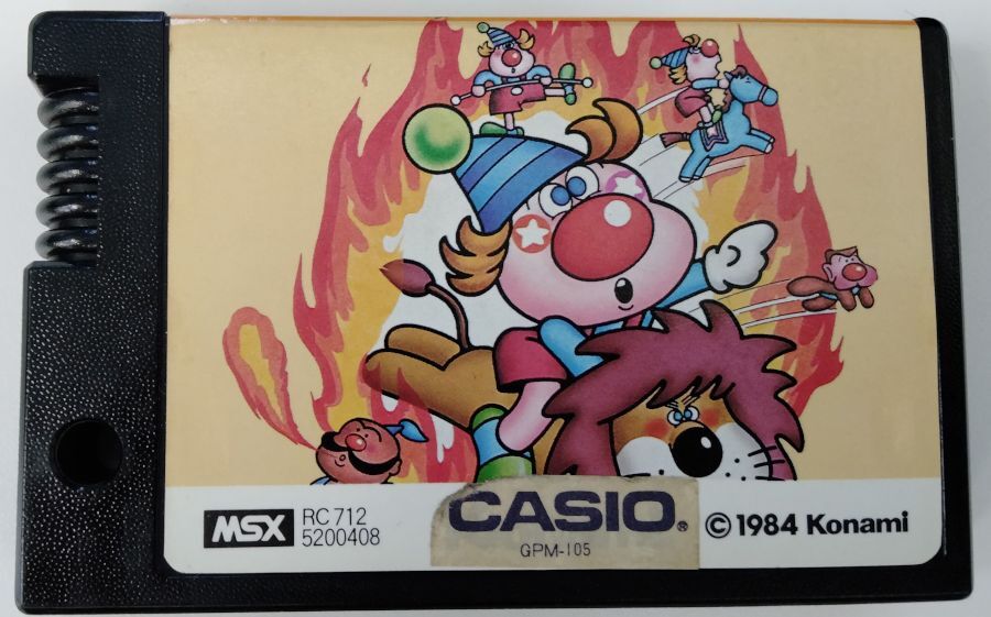 MSX Circus Charlie Japan Version Cartridge Only 5383 SP