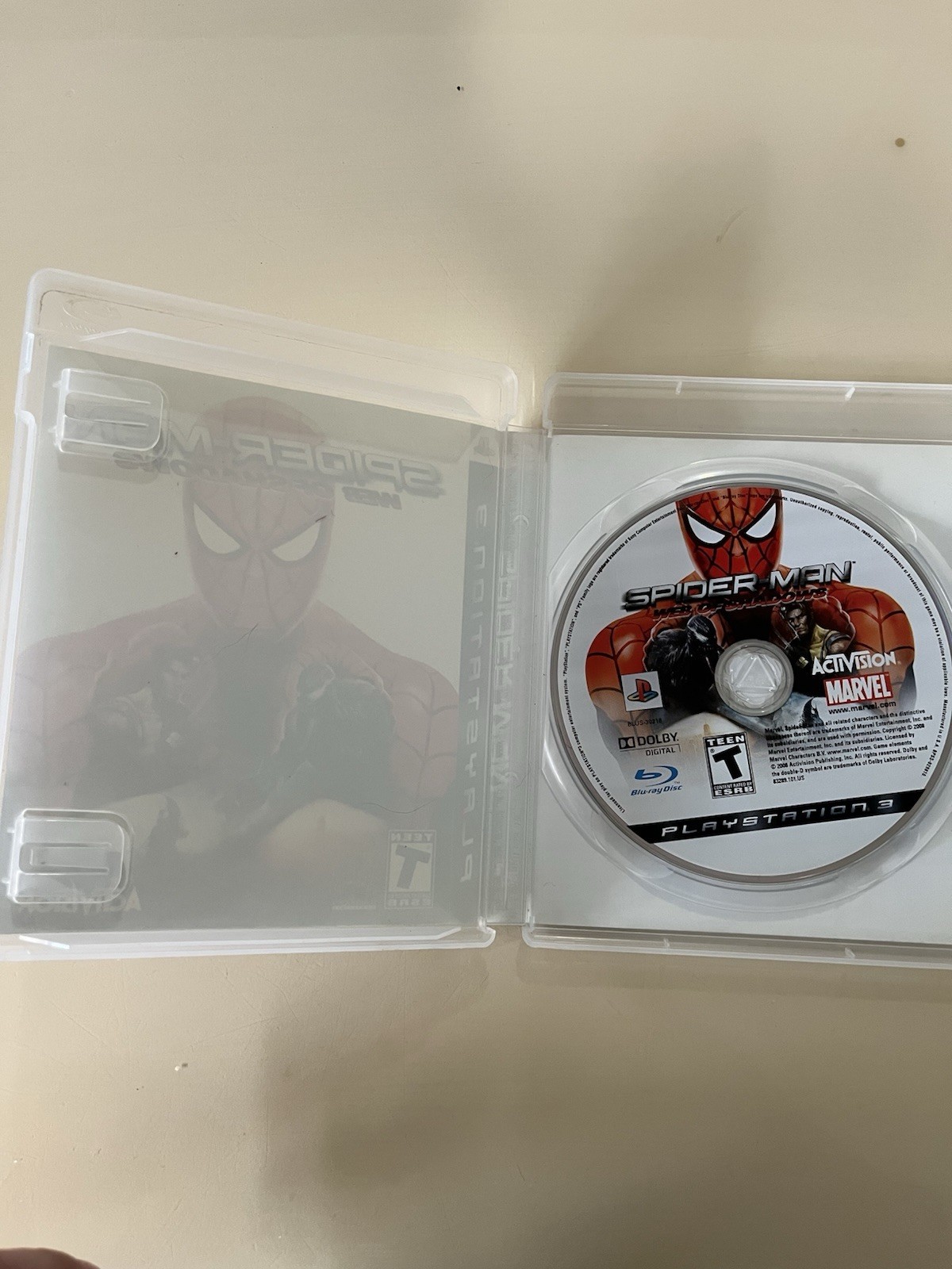 Spider-Man Shattered Dimensions PS3 CIB Spider Man Web Of Shadows X-men Origins