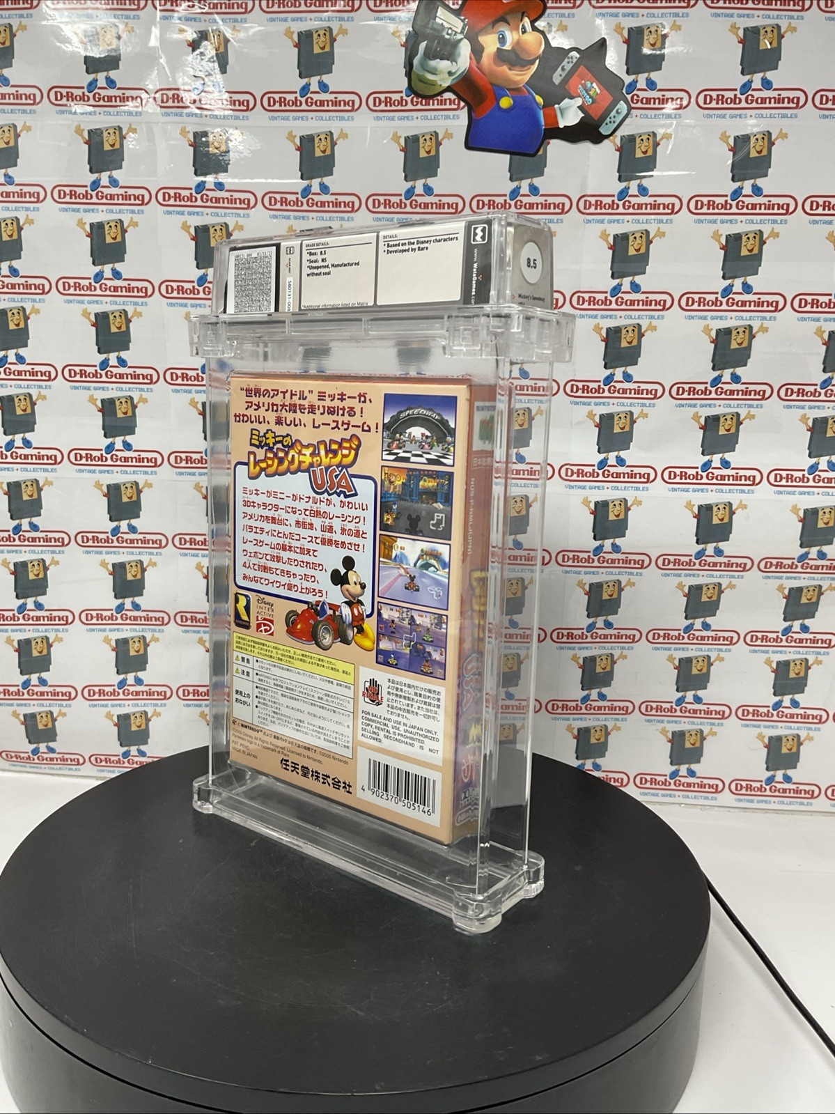 New Unsealed Mickey’s Speedway USA Nintendo 64 WATA 8.5