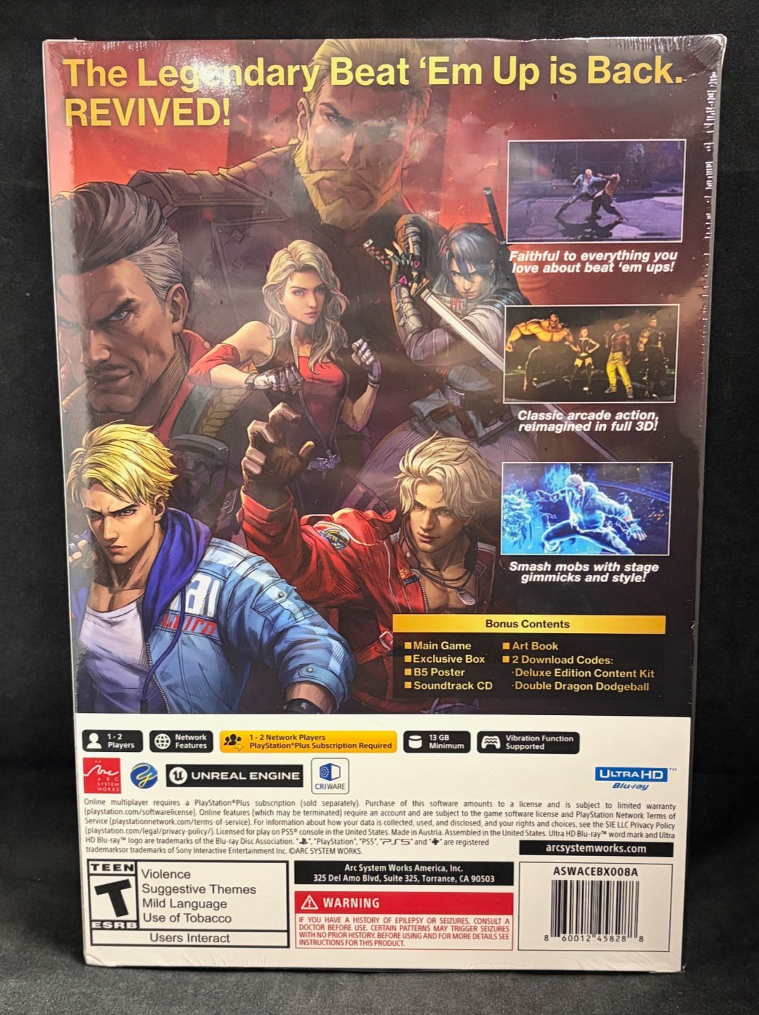 Double Dragon Revive: Collector’s Edition (PS5 / Playstation 5) BRAND NEW