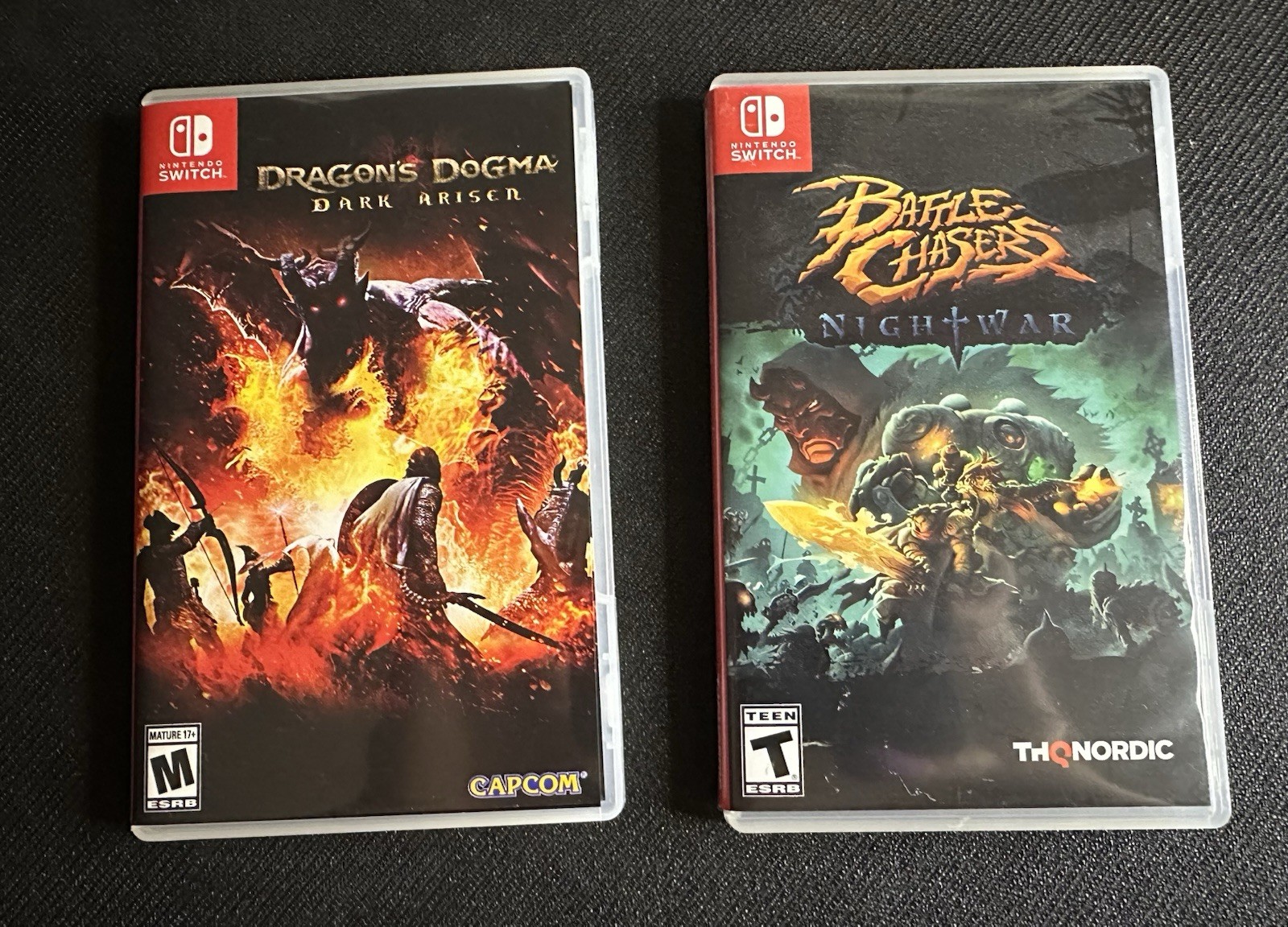 Dragon’s Dogma: Dark Arisen & Battlechasers: Nightwar -NSW – 2 Game Lot