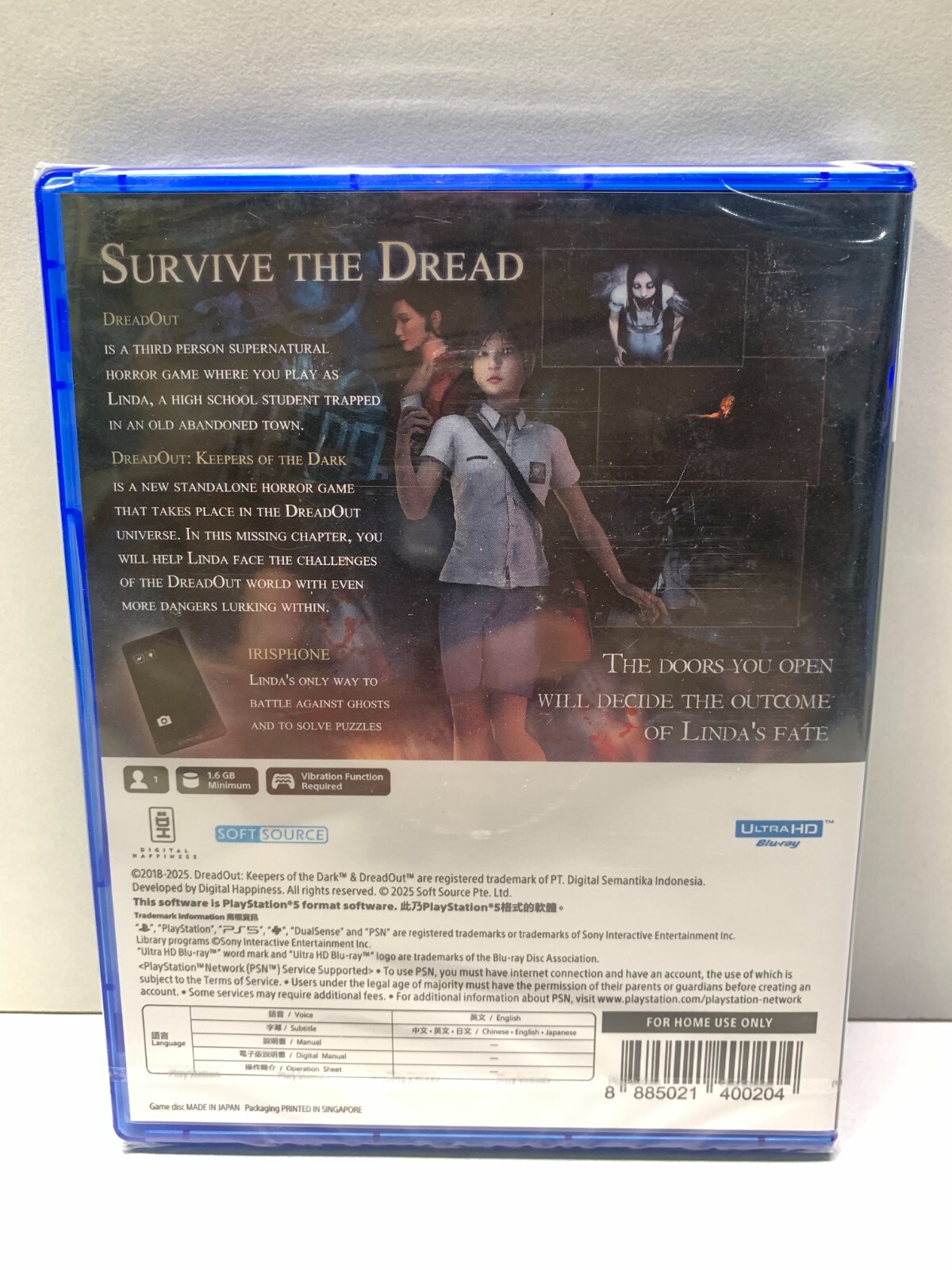 DREADOUT REMASTERED COLLECTION – SONY PS5 – NEW SEALED NTSC-ASIA REGION FREE