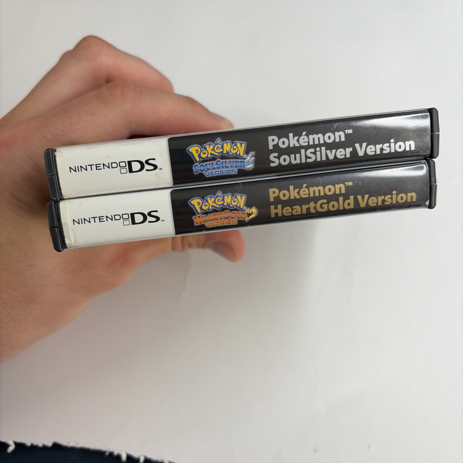 Pokemon: SoulSilver + HeartGold Nintendo DS LOT Authentic In Original Box
