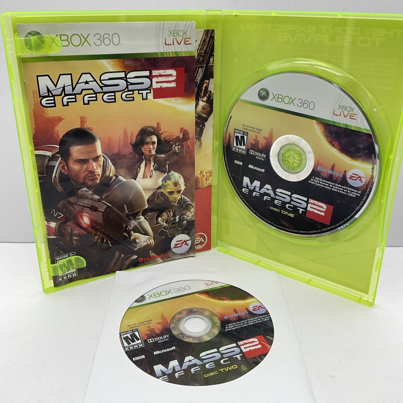 Refurbished Lot Of Mass Effect 2 & 3 (Xbox 360)Tested & Complete|Excellent|CIB’s