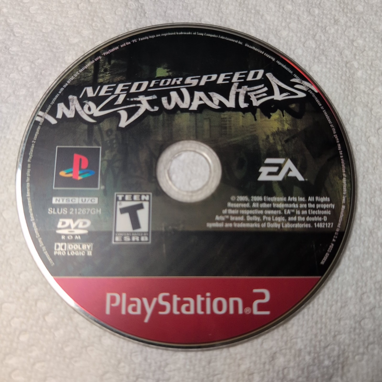 Need for Speed Most Wanted – PS2 PlayStation 2 – DISC ONLY