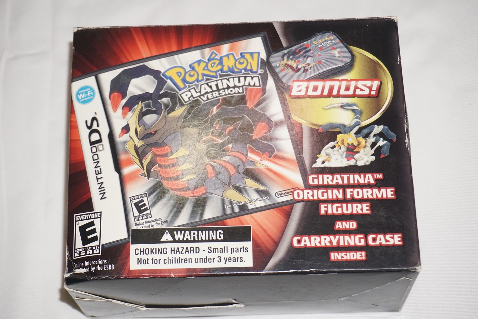 Pokemon Platinum Nintendo DS NEW w/ Giratina Figure Carrying Case Not for Resale