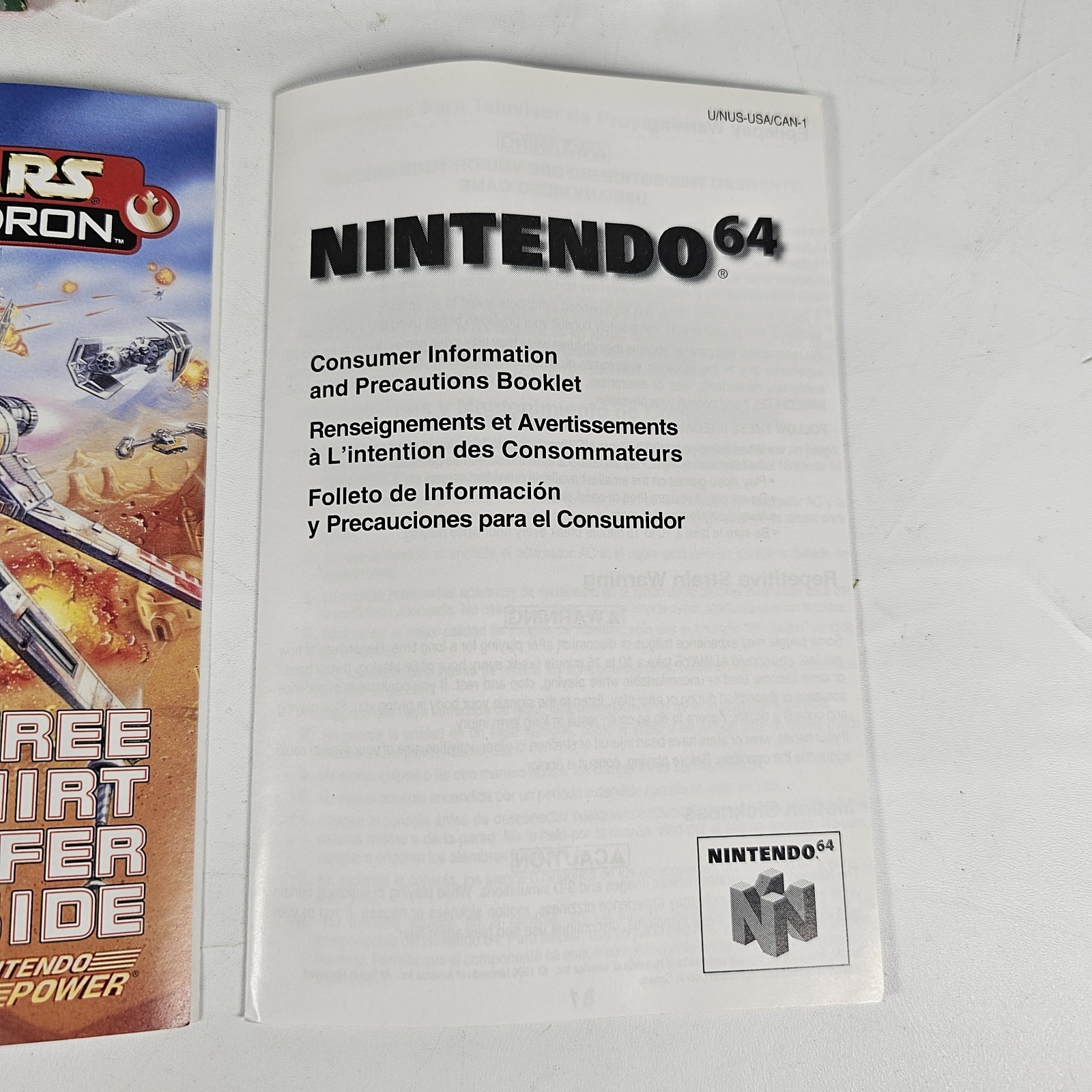 Star Wars-Rogue Squadron – N64 Complete in Box CIB MINT CELLOPHANE